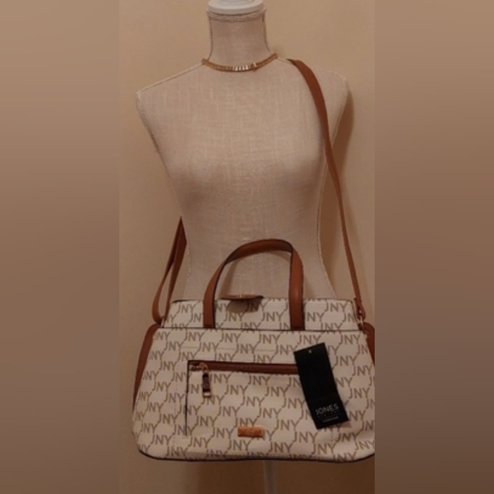 Jones New York Celeste Satchel Toffee  NWT